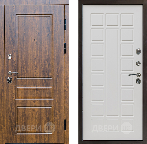 Входная металлическая Дверь Престиж Классика Дуб Престиж Бежевый мат в Реутове