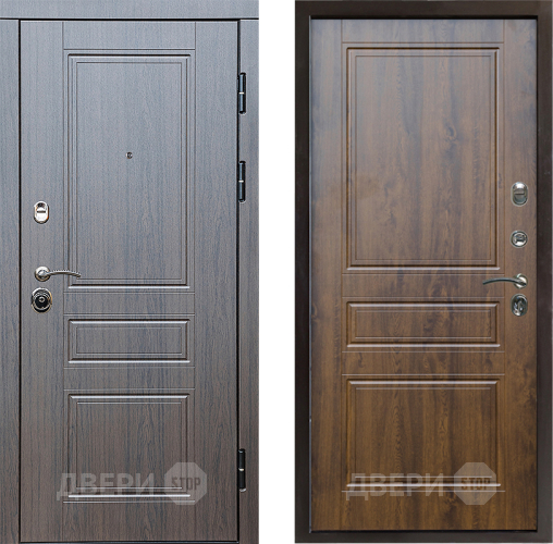 Входная металлическая Дверь Престиж Классика Венге Классика Дуб в Реутове