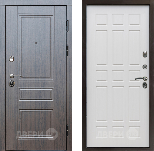 Входная металлическая Дверь Престиж Классика Венге Спарта Лиственница белая в Реутове