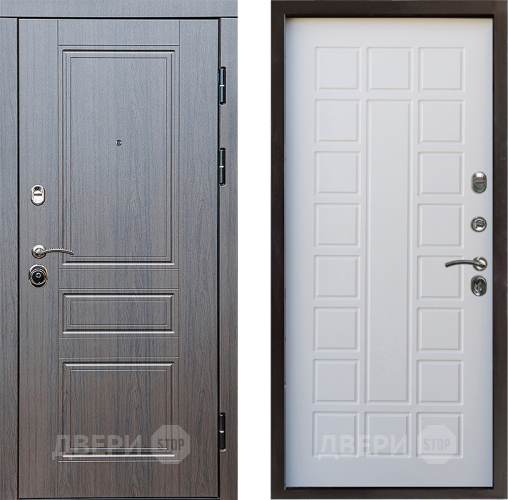 Входная металлическая Дверь Престиж Классика Венге Престиж Белое дерево в Реутове