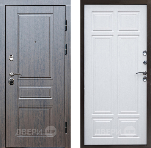 Входная металлическая Дверь Престиж Классика Венге Премиум Лиственница белая в Реутове