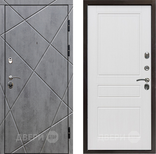 Дверь Престиж Лучи Классика Белое дерево в Реутове