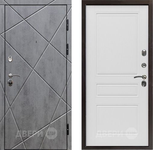 Входная металлическая Дверь Престиж Лучи Классика Лиственница белая в Реутове