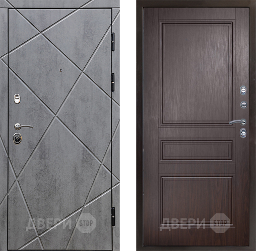 Входная металлическая Дверь Престиж Лучи Классика Венге в Реутове