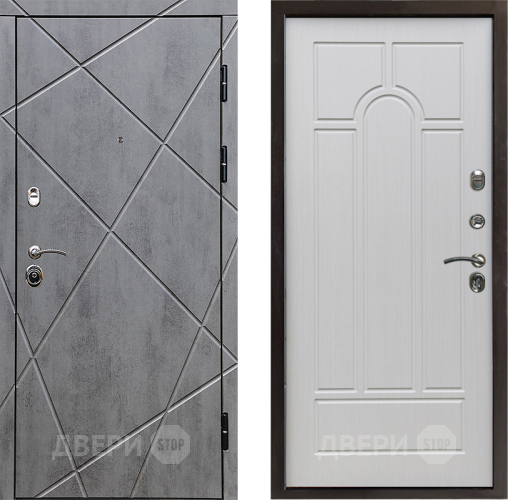 Дверь Престиж Лучи Арка Лиственница белая в Реутове