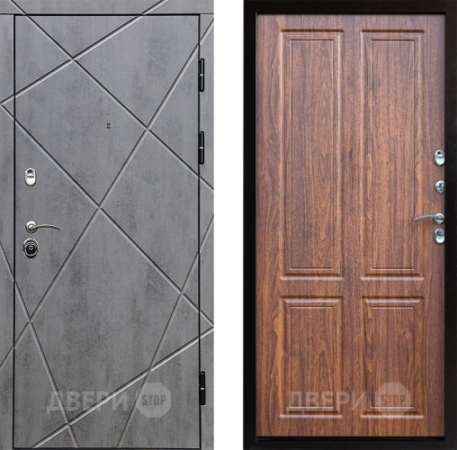 Входная металлическая Дверь Престиж Лучи Премиум Орех светлый в Реутове