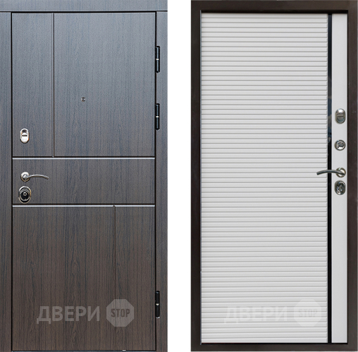 Входная металлическая Дверь Престиж Горизонт Венге Porte Белый в Реутове