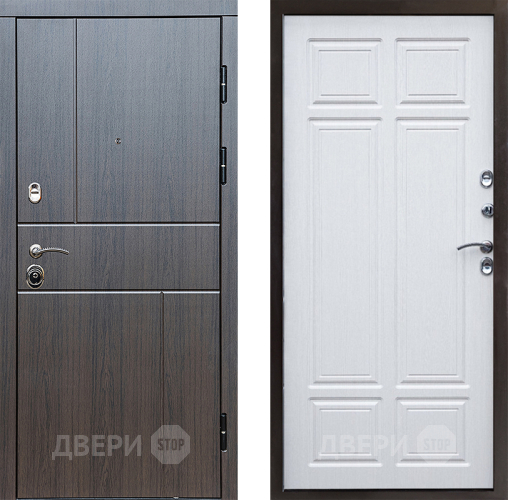 Входная металлическая Дверь Престиж Горизонт Венге Премиум Лиственница белая в Реутове
