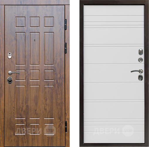 Входная металлическая Дверь Престиж Стандарт Line Белый в Реутове