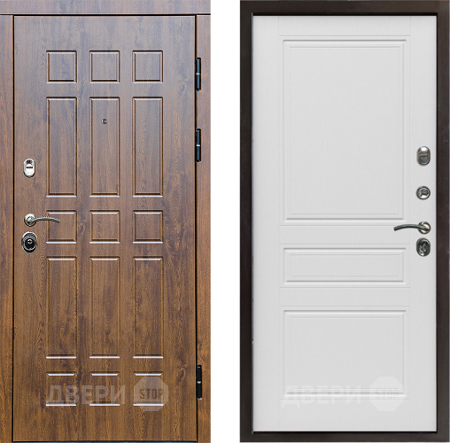 Входная металлическая Дверь Престиж Стандарт Классика Лиственница белая в Реутове