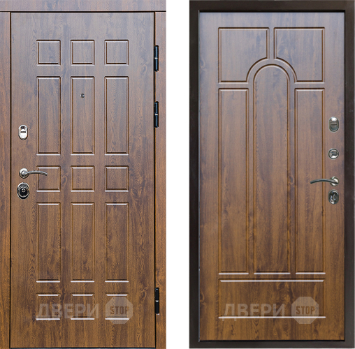 Входная металлическая Дверь Престиж Стандарт Арка Дуб в Реутове
