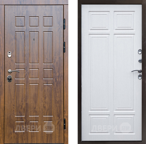 Входная металлическая Дверь Престиж Стандарт Премиум Лиственница белая в Реутове