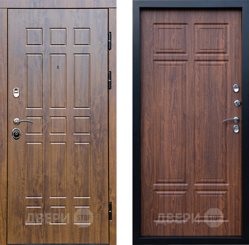Входная металлическая Дверь Престиж Стандарт Премиум Орех темный в Реутове