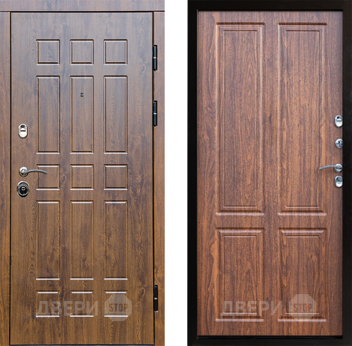 Входная металлическая Дверь Престиж Стандарт Премиум Орех светлый в Реутове