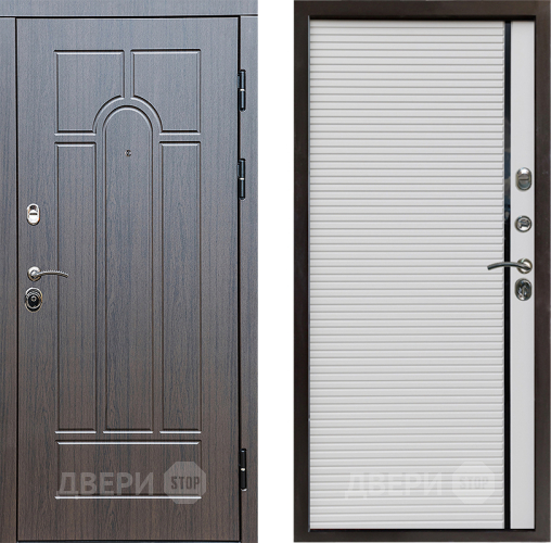 Входная металлическая Дверь Престиж Арка Porte Белый в Реутове