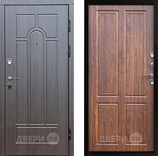 Входная металлическая Дверь Престиж Арка Премиум Орех светлый в Реутове