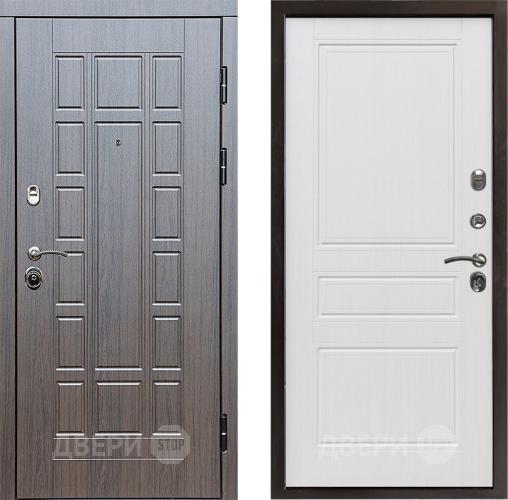 Входная металлическая Дверь Престиж Престиж Классика Белое дерево в Реутове