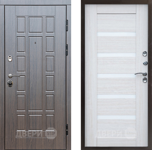 Входная металлическая Дверь Престиж Престиж Царга Лиственница белая в Реутове