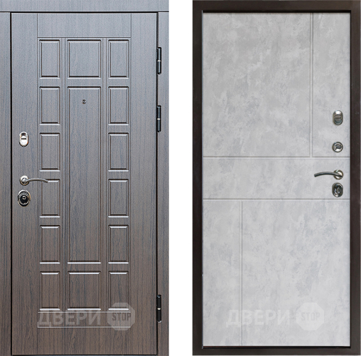 Входная металлическая Дверь Престиж Престиж Горизонт Бетон светлый в Реутове