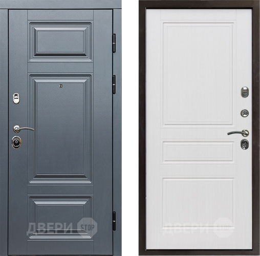 Входная металлическая Дверь Престиж Премиум Классика Белое дерево в Реутове