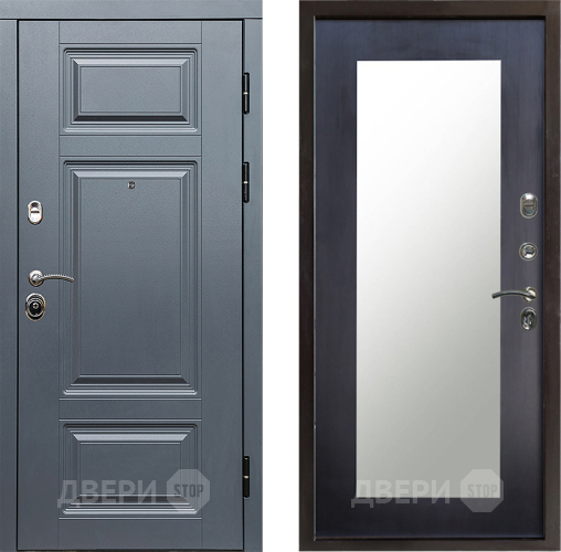 Входная металлическая Дверь Престиж Премиум Зеркло Пастораль Венге в Реутове