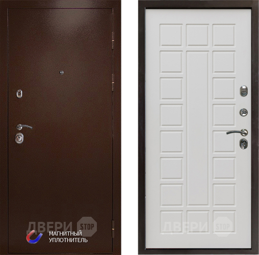 Входная металлическая Дверь Престиж Медь Престиж Бежевый мат в Реутове