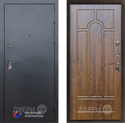 Входная металлическая Дверь Престиж Графит Арка Дуб в Реутове