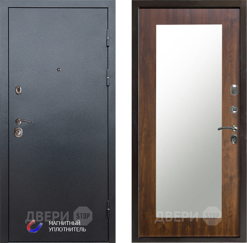Дверь Престиж Графит Зеркло Пастораль Дуб в Реутове