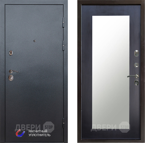 Дверь Престиж Графит Зеркло Пастораль Венге в Реутове