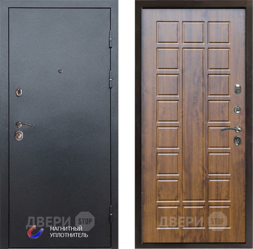 Входная металлическая Дверь Престиж Графит Престиж Дуб в Реутове
