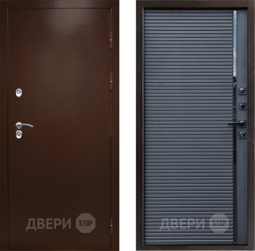 Дверь Престиж TERMO с терморазрывом Снегирь Медь Porte Черный кварц в Реутове