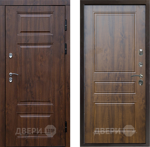 Входная металлическая Дверь Престиж TERMO с терморазрывом Премиум Орех Классика Дуб в Реутове