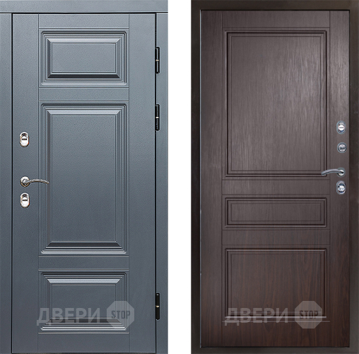 Дверь Престиж TERMO с терморазрывом Премиум Грэй Классика Венге в Реутове