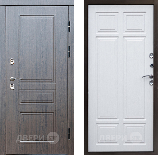 Входная металлическая Дверь Престиж TERMO с терморазрывом Классика Премиум Лиственница белая в Реутове