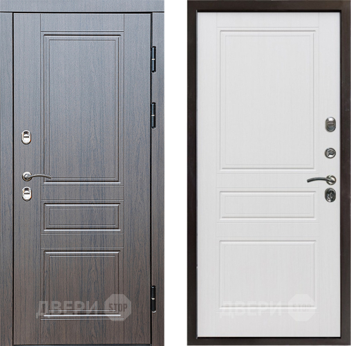 Входная металлическая Дверь Престиж TERMO с терморазрывом Классика Классика Белое дерево в Реутове