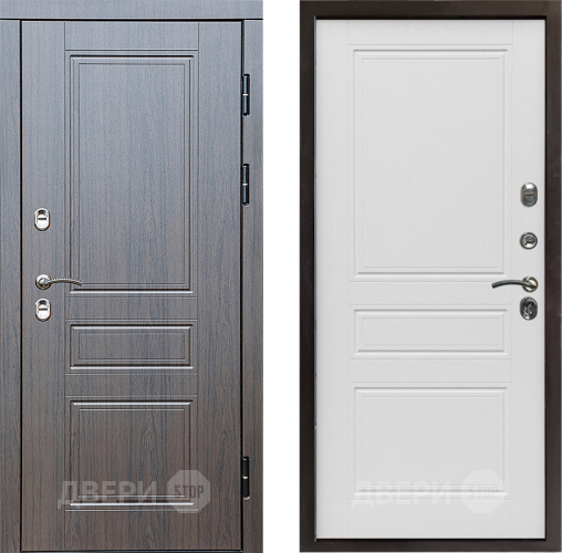 Входная металлическая Дверь Престиж TERMO с терморазрывом Классика Классика Лиственница белая в Реутове