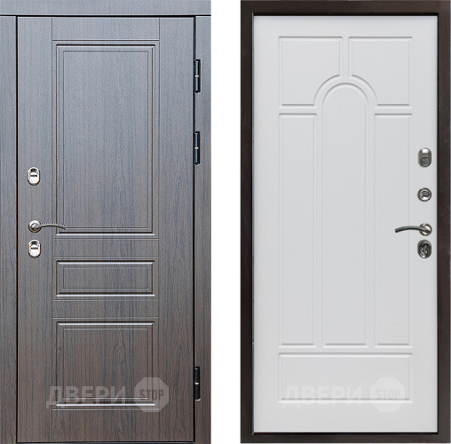 Дверь Престиж TERMO с терморазрывом Классика Арка Белое дерево в Реутове