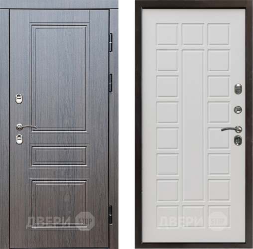 Входная металлическая Дверь Престиж TERMO с терморазрывом Классика Престиж Бежевый мат в Реутове