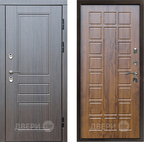 Входная металлическая Дверь Престиж TERMO с терморазрывом Классика Престиж Дуб в Реутове