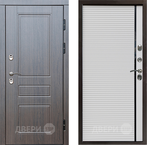 Входная металлическая Дверь Престиж TERMO с терморазрывом Классика Porte Белый в Реутове