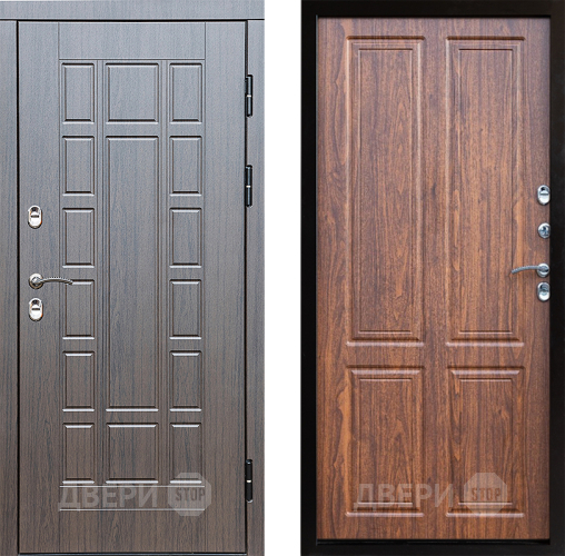 Входная металлическая Дверь Престиж TERMO с терморазрывом Престиж Премиум Орех светлый в Реутове