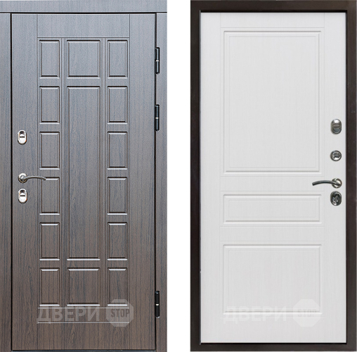 Входная металлическая Дверь Престиж TERMO с терморазрывом Престиж Классика Белое дерево в Реутове