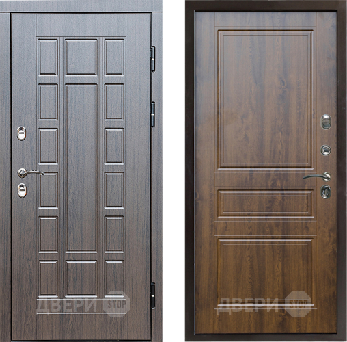 Входная металлическая Дверь Престиж TERMO с терморазрывом Престиж Классика Дуб в Реутове