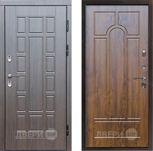 Входная металлическая Дверь Престиж TERMO с терморазрывом Престиж Арка Дуб в Реутове