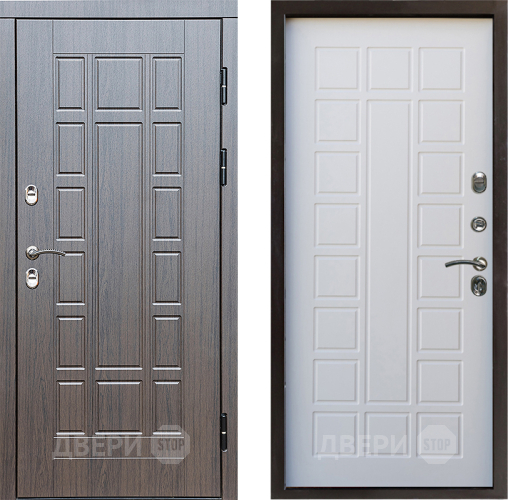 Входная металлическая Дверь Престиж TERMO с терморазрывом Престиж Престиж Белое дерево в Реутове