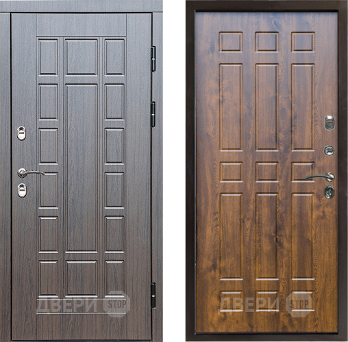 Входная металлическая Дверь Престиж TERMO с терморазрывом Престиж Спарта Дуб в Реутове