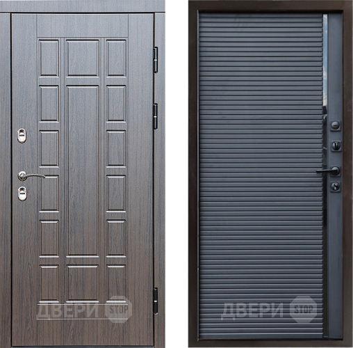 Входная металлическая Дверь Престиж TERMO с терморазрывом Престиж Porte Черный кварц в Реутове