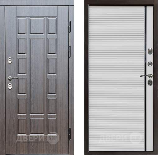 Входная металлическая Дверь Престиж TERMO с терморазрывом Престиж Porte Белый в Реутове