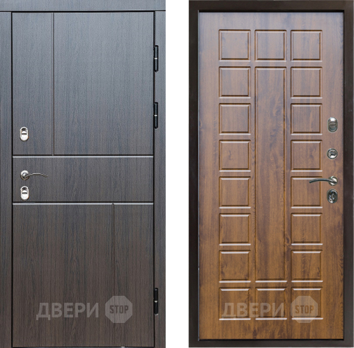 Входная металлическая Дверь Престиж TERMO с терморазрывом Горизонт Венге Престиж Дуб в Реутове