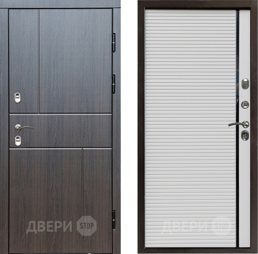 Входная металлическая Дверь Престиж TERMO с терморазрывом Горизонт Венге Porte Белый в Реутове